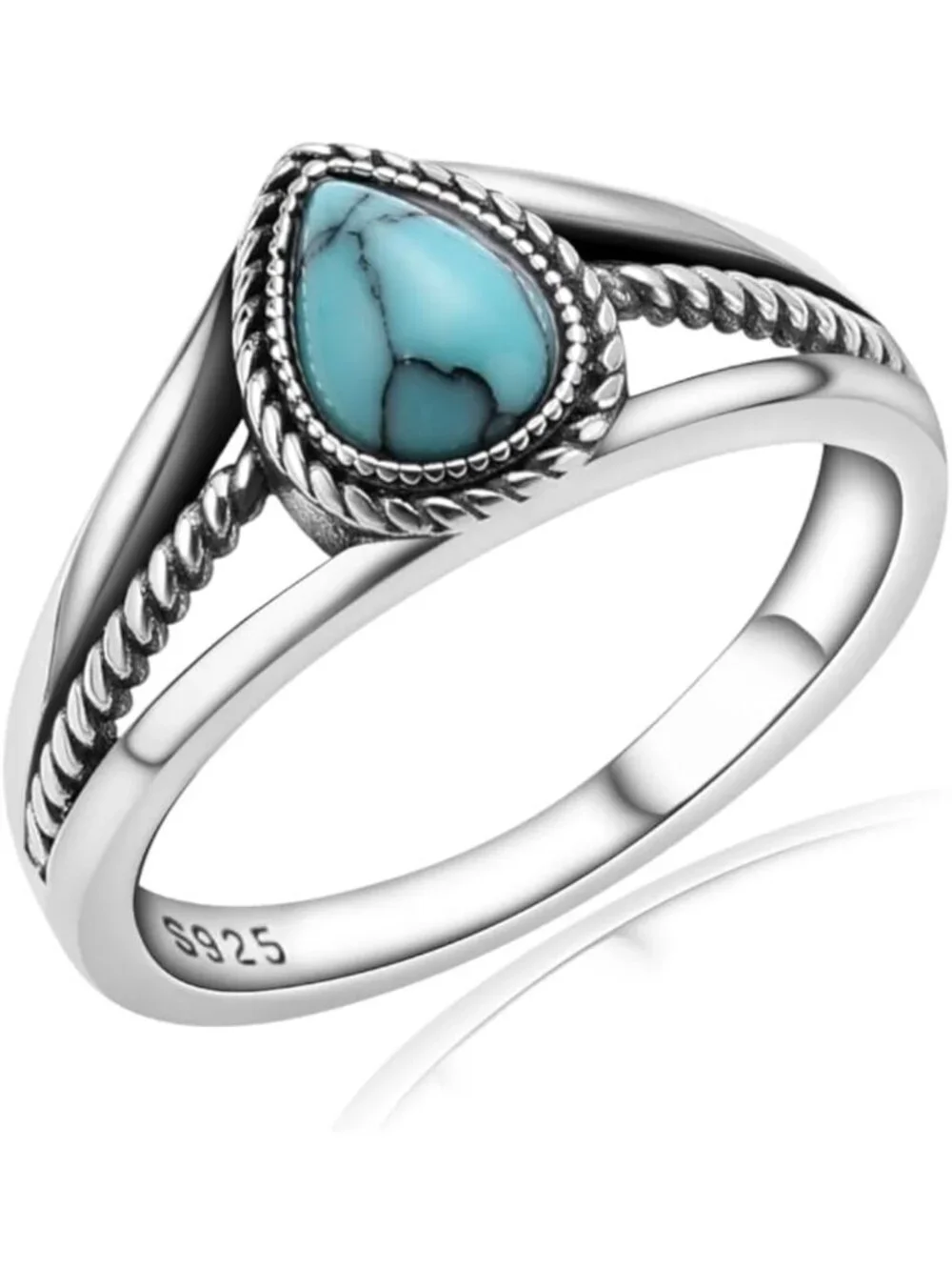 Boho Turquoise Statement Ring for Women | Sterling Silver Western Jewelry Gift